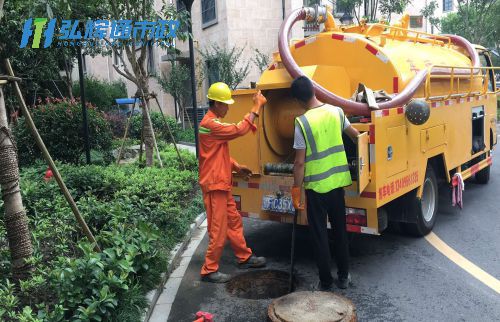 上海松江区小昆山镇雨污管道清淤疏通